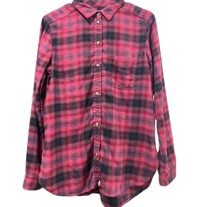 American Eagle Ahh-Mazingly Soft Boyfriend Flannel Shirt Size Small